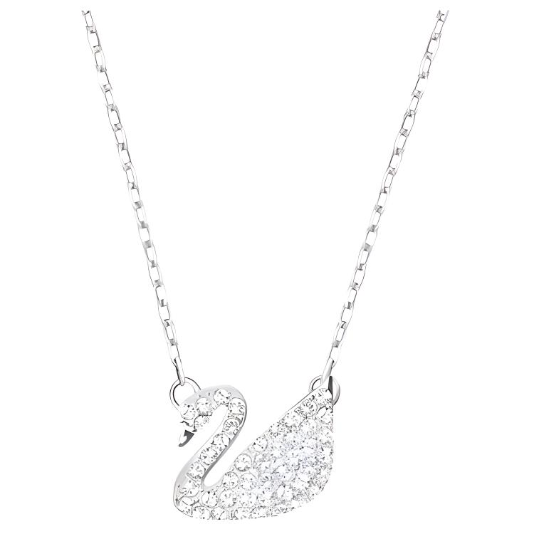 (Women) Swarovski Asia Exclusive Crystal Necklace for Women - Silver. 5187404