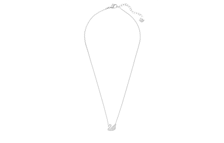 (Women) Swarovski Asia Exclusive Crystal Necklace for Women - Silver. 5187404 圖 3