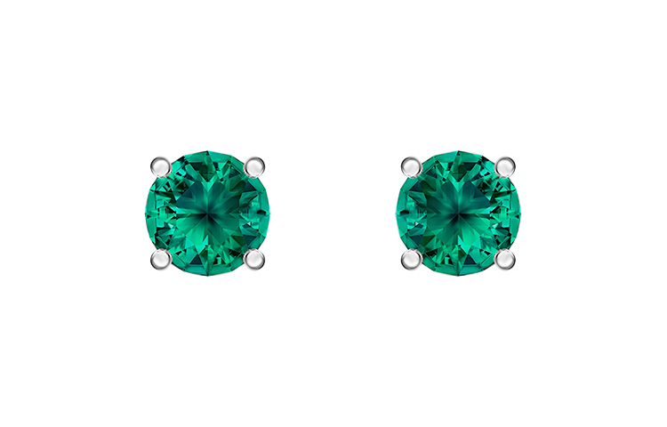 (Women) Swarovski Attract Rhodium-Plated Crystal Stud Earrings for Women. 5512384 圖 2