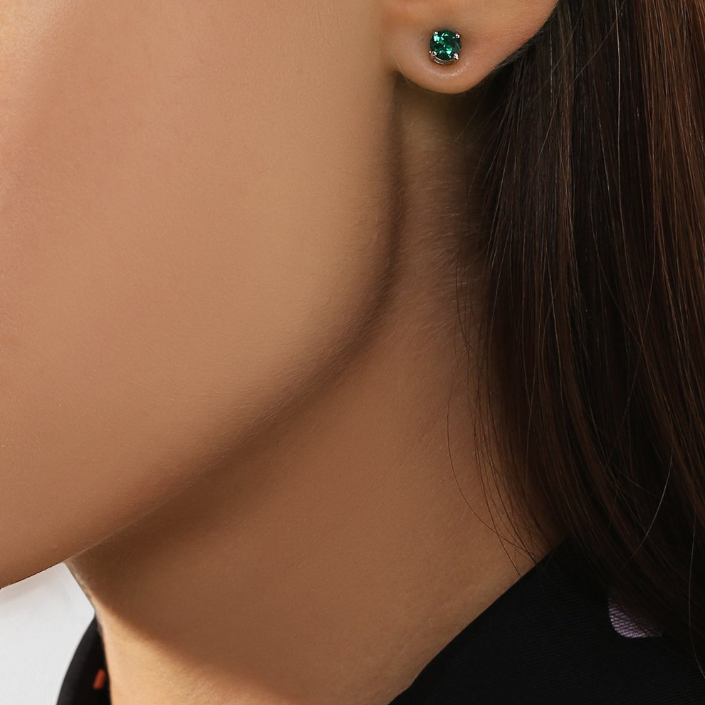 (Women) Swarovski Attract Rhodium-Plated Crystal Stud Earrings for Women. 5512384 圖 5