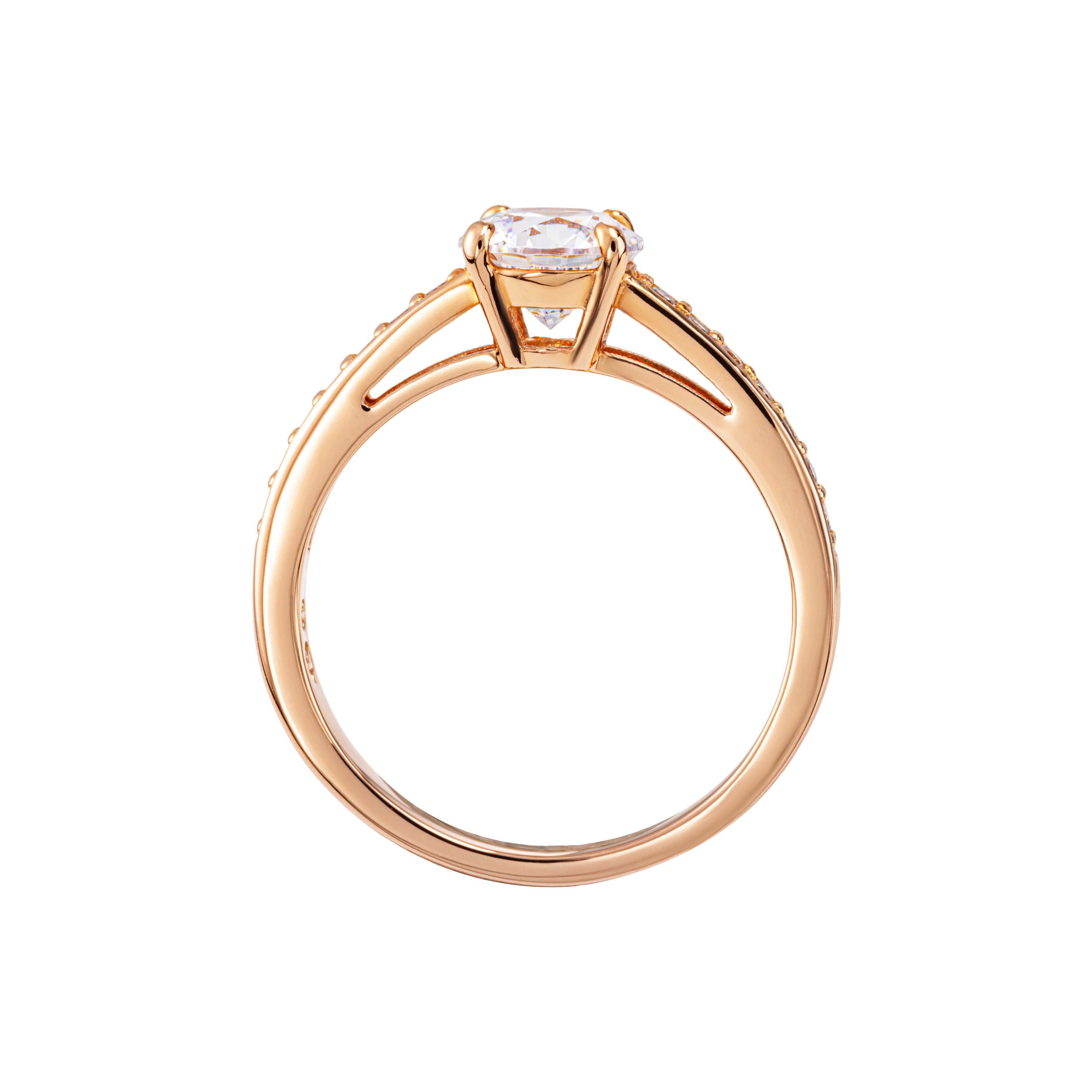 (Women) Swarovski Attract Round Ring Rose Gold  Jewelry with Swarovski Crystals. 5184217+5184212+5149218