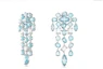 Lookbook (W) Pendientes Swarovski Azul de Cristal con Corte Mixto y Chapado en Platino para Mujer. 5666015