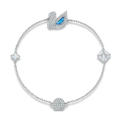 (Women) Swarovski Blue Swan Crystal Bracelet for Women. 5521473