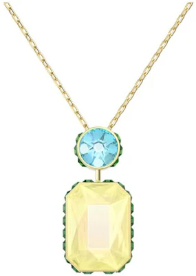 (Women) Swarovski Chroma Octagon Cut Gold-Plated Necklace for Women. 5640256 Buy (Women) Swarovski Chroma Octagon Cut Gold-Plated Necklace for Women. 5640256
