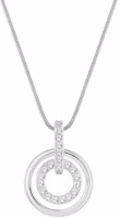 (Women) Swarovski Circle Pendant Necklace for Women - Elegant and Stylish 681251 (Women) Swarovski Circle Pendant Necklace for Women - Elegant and Stylish 681251