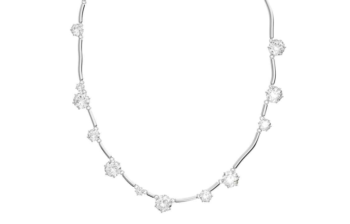 (Women) Swarovski Constella Elegant Silver Necklace for Women. 5638696 圖 2