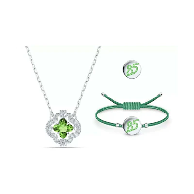 (Women) Swarovski Crystal Necklace for Women - Trendy and Versatile Jewelry. 5587736