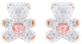 Buy (W) 施華洛世奇水晶白色泰迪熊女款耳環 5447445