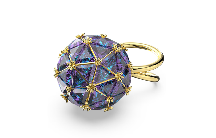 (Women) Swarovski Curiosa Fashionable Blue Triangle-Cut  Jewelry. 5630308