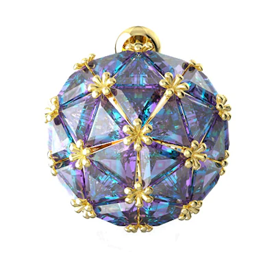 (Women) Swarovski Curiosa Minimalist Stylish Earrings for Women - Blue. 5630312