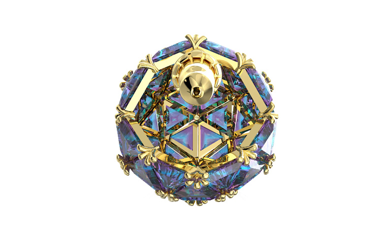 (Women) Swarovski Curiosa Minimalist Stylish Earrings for Women - Blue. 5630312 圖 4