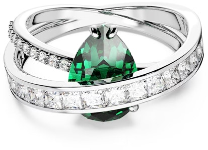 women-swarovski-curved-ring-women-s-green-crystal-platinum-plated-zircon-ring-5665362