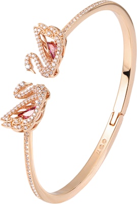 (W) 施华洛世奇舞动天鹅125周年玫瑰金水晶手链女士款 5614121 Lookbook (W) 施华洛世奇舞动天鹅125周年玫瑰金水晶手链女士款 5614121