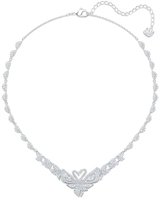 (W) Collar de Cristal Swarovski Cisne Bailarín Platino Cisne Doble Lujo para Mujer. 5536766 Lookbook (W) Collar de Cristal Swarovski Cisne Bailarín Platino Cisne Doble Lujo para Mujer. 5536766