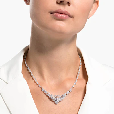 (W) Collar de Cristal Swarovski Cisne Bailarín Platino Cisne Doble Lujo para Mujer. 5536766 Shop (W) Collar de Cristal Swarovski Cisne Bailarín Platino Cisne Doble Lujo para Mujer. 5536766