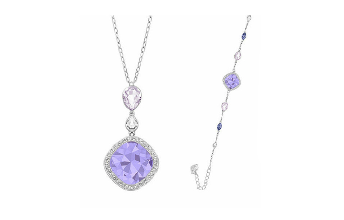 Purchase (W) 施華洛世奇 Declare Love 系列優雅金屬項鍊女款 5165591