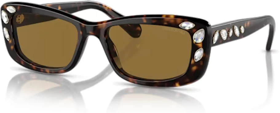 women-swarovski-dextera-irregular-cut-crystal-brown-sunglasses-5679536