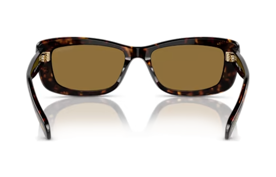 Details for (W) 施華洛世奇 Dextera 不規則切割水晶棕色太陽眼鏡 5679536