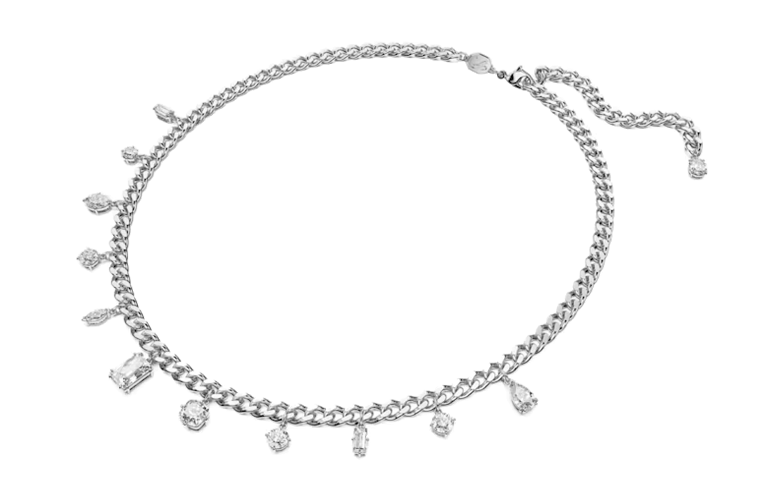 (Women) Swarovski Dextera Silver Necklace with Rhodium Plating and Zirconia for Women. 5671183 圖 3
