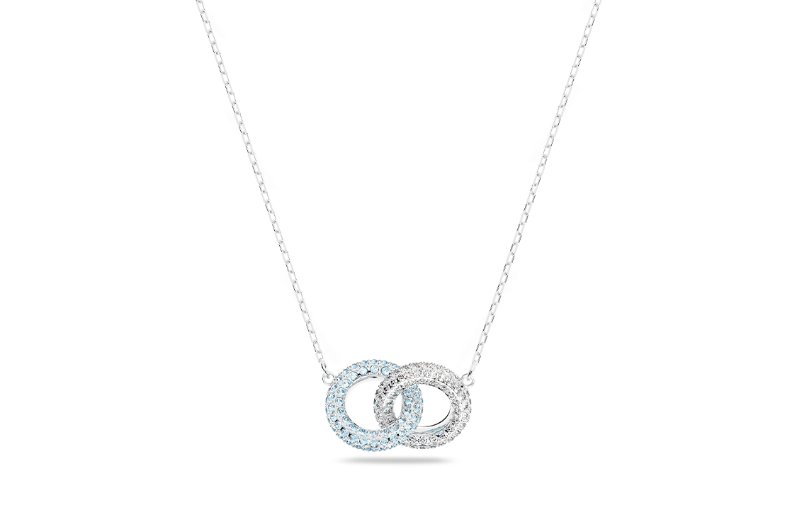 (Women) Swarovski Dextera Stone Necklace Women’s Blue 5642883