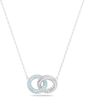 (Women) Swarovski Dextera Stone Necklace Women’s Blue 5642883 (Women) Swarovski Dextera Stone Necklace Women’s Blue 5642883