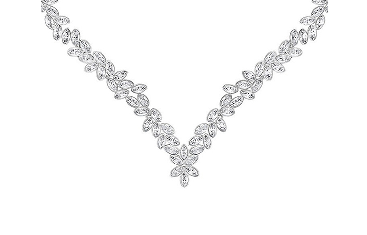 (Women) Swarovski Diapason Necklace  Silver. 5184273