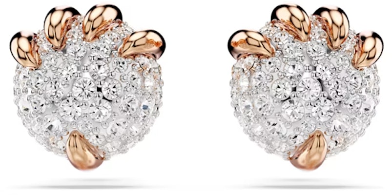 (W) 施華洛世奇龍爪玫瑰金水晶耳環 女款 金/白 5681058 Buy (W) 施華洛世奇龍爪玫瑰金水晶耳環 女款 金/白 5681058