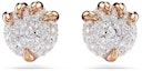 Buy (W) 施華洛世奇龍爪玫瑰金水晶耳環 女款 金/白 5681058