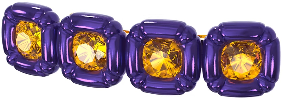 women-swarovski-dulcis-series-cushion-cut-gold-plated-hair-clip-for-women-purple-5617238