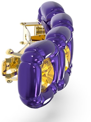 (W) スワロフスキー ドゥルシス クッションカット ゴールドヘアクリップ - パープル. 5617238 Lookbook (W) スワロフスキー ドゥルシス クッションカット ゴールドヘアクリップ - パープル. 5617238