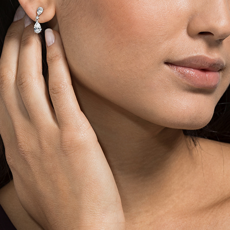 (Women) Swarovski Elegant Alloy Earrings for Women. 5576616 圖 5