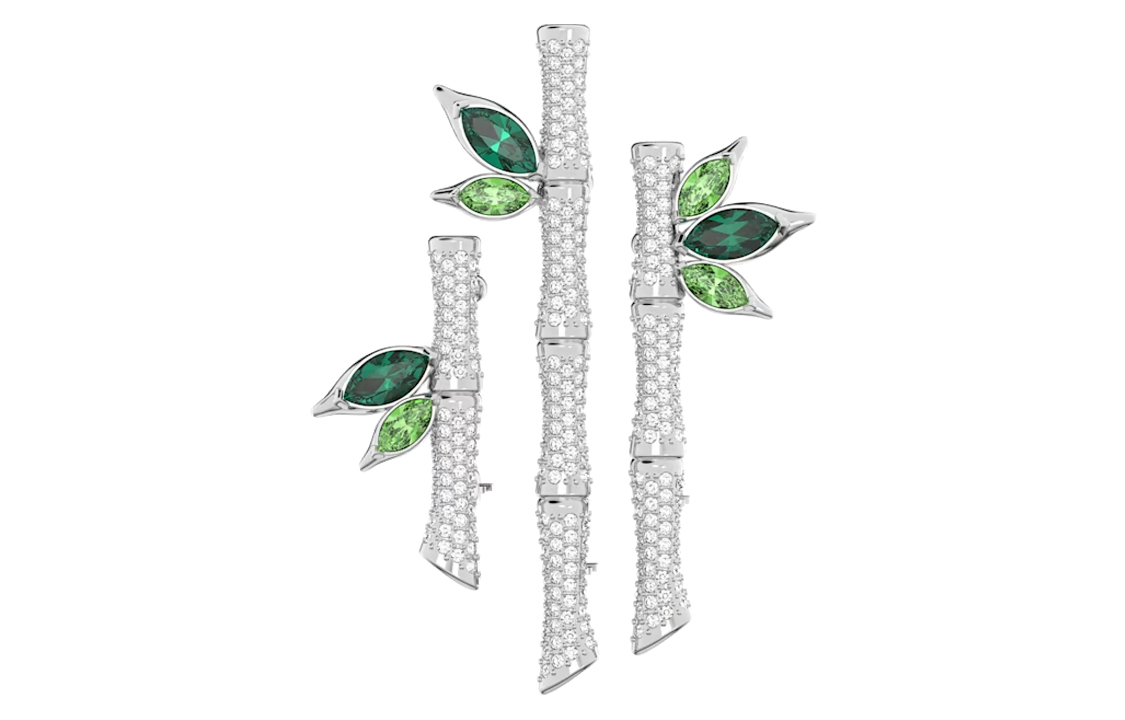 Order (W) 施華洛世奇優雅水晶竹結胸針女款 5645368