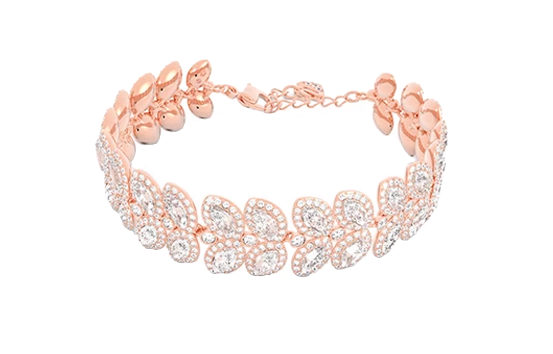 (Women) Swarovski Elegant Rose Gold Bracelet for Women - Alloy, Silver, Gold Plated. 5647219 圖 2