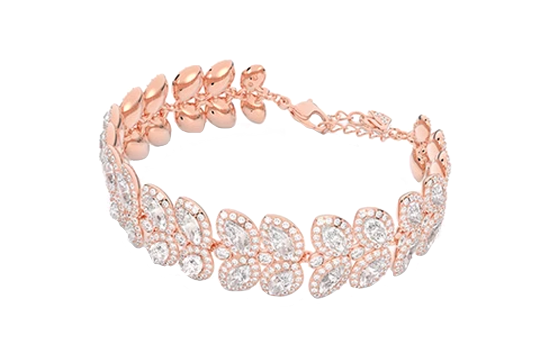 (Women) Swarovski Elegant Rose Gold Bracelet for Women - Alloy, Silver, Gold Plated. 5647219 圖 3