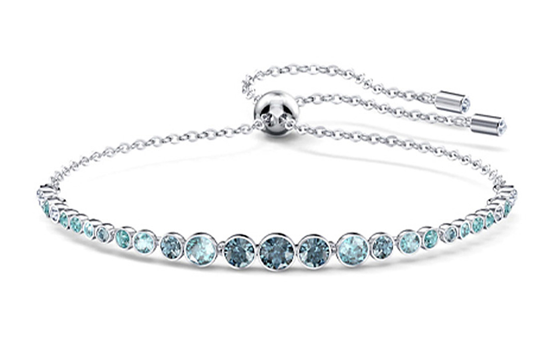 (Women) Swarovski Emily Gradient Adjustable Alloy Bracelet Blue for Women. 5562130 圖 2