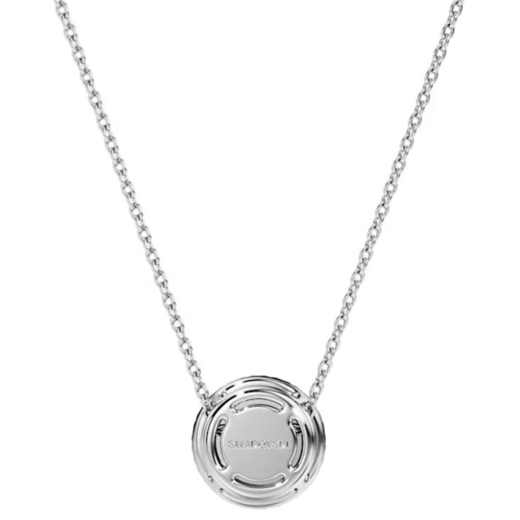 (Women) Swarovski Eternity Round Pave Diamond Pendant Necklace Rhodium 18K Silver . 5697769 圖 3