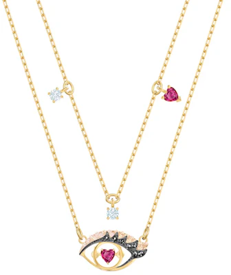 (W) 施华洛世奇女性双层恶魔之眼项链 5483979 Buy (W) 施华洛世奇女性双层恶魔之眼项链 5483979