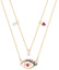 Order (W) 施华洛世奇女性双层恶魔之眼项链 5483979