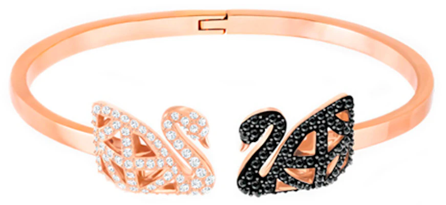 (Women) Swarovski Facet Swan Rose Gold Crystal Bracelet for Women - Double-Sided Design 5289535 Buy (Women) Swarovski Facet Swan Rose Gold Crystal Bracelet for Women - Double-Sided Design 5289535