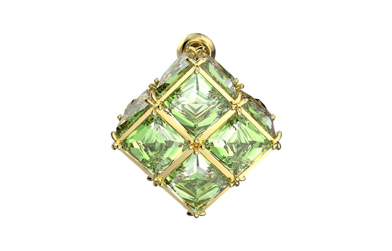 (Women) Swarovski Fashion Trendy Green Earrings for Women 5630311