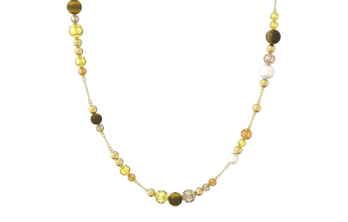 (Women) Swarovski Fashion Trendy Necklace for Women - Multicolor. 5618300