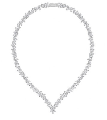 (W) 施華洛世奇花卉水晶項鍊與耳環組合- 女士銀色套裝 5142738 Lookbook (W) 施華洛世奇花卉水晶項鍊與耳環組合- 女士銀色套裝 5142738