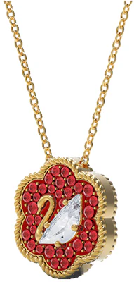 (Women) Swarovski Flower of Fortune Necklace & Bracelet Set Women Gold/Red. ES2020121401 Shop (Women) Swarovski Flower of Fortune Necklace & Bracelet Set Women Gold/Red. ES2020121401