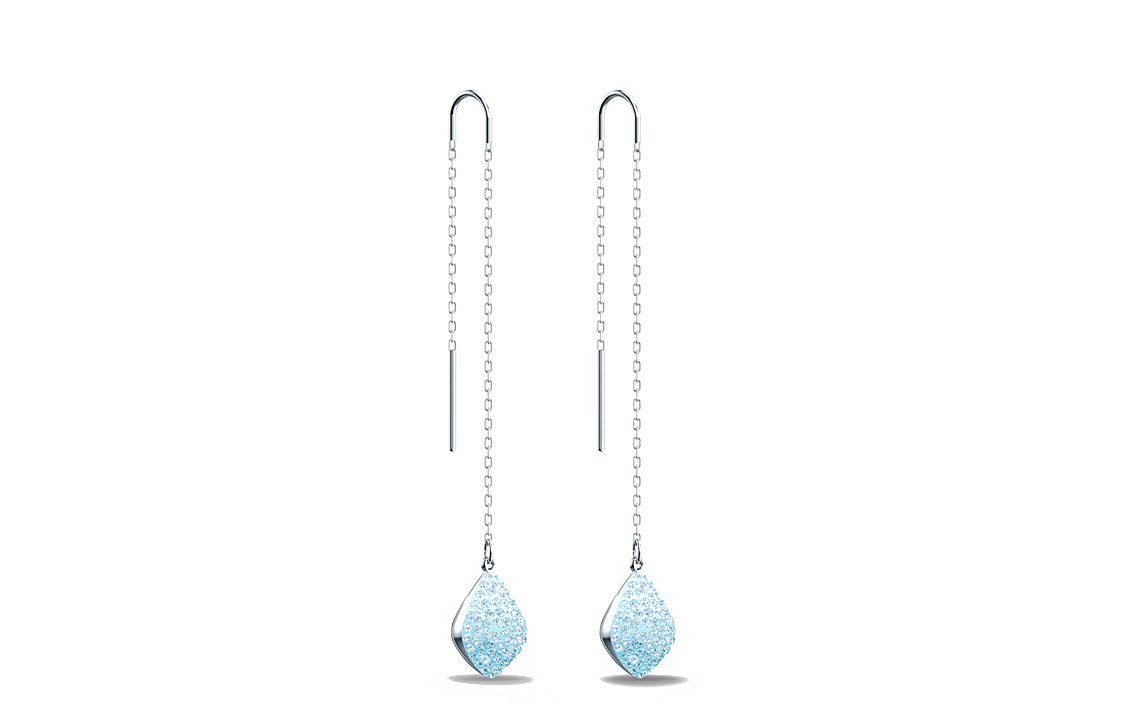 (Women) Swarovski Fun Series Blue Gradient Long Necklace for Women 5524054 圖 3