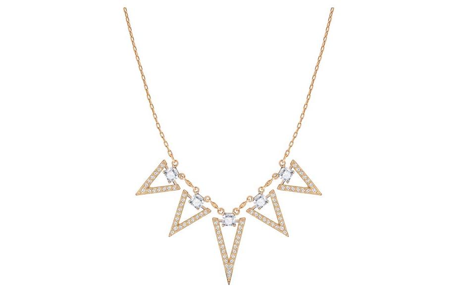 (Women) Swarovski Funk Series Elegant Rose Gold Necklace for Women - Minimalist Design. 5241273 圖 2