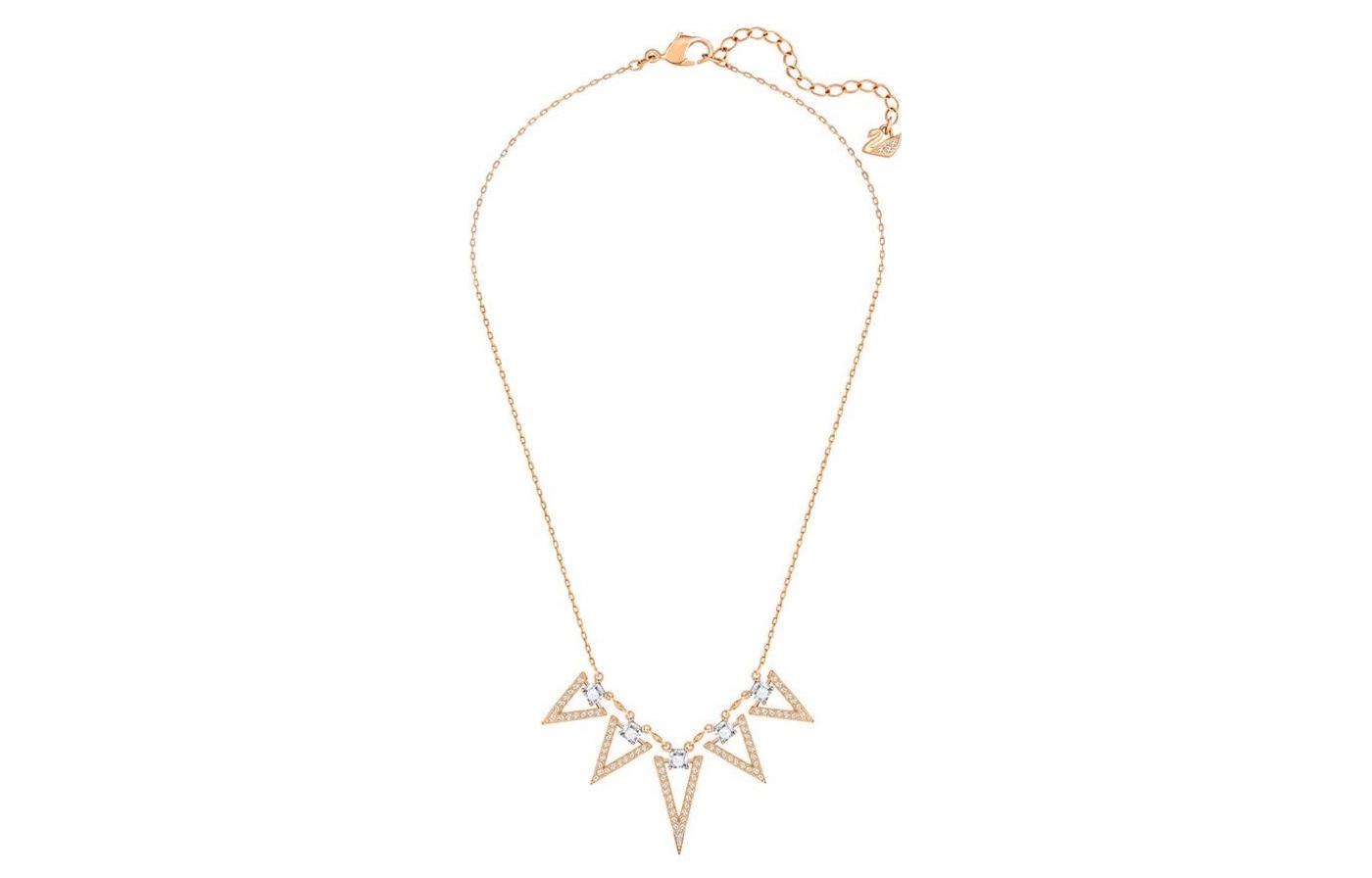 (Women) Swarovski Funk Series Elegant Rose Gold Necklace for Women - Minimalist Design. 5241273 圖 3