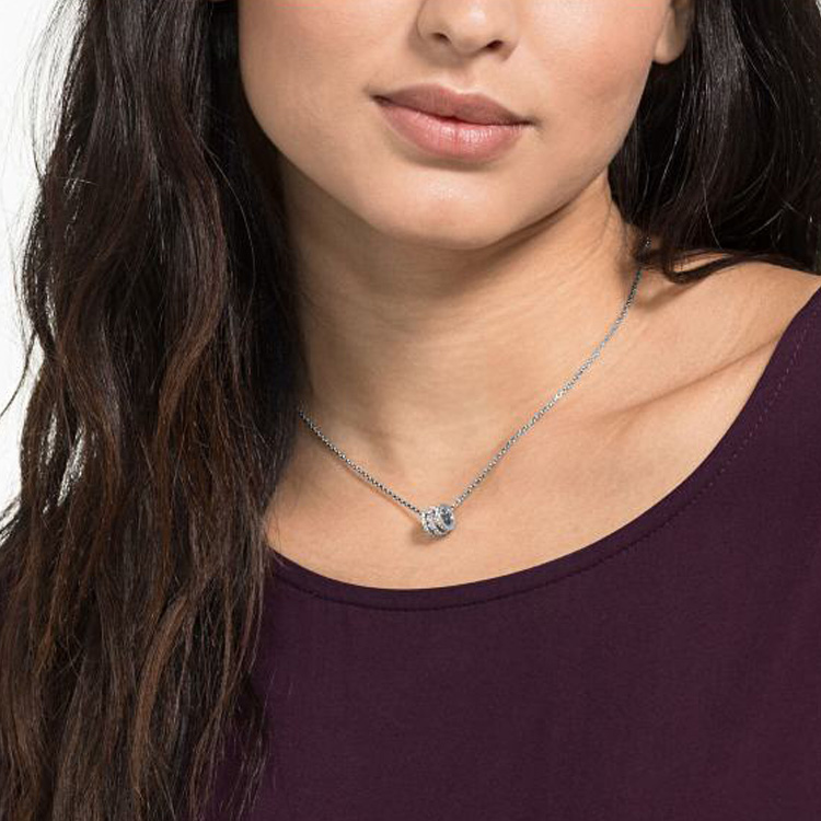 Purchase (W) 施華洛世奇Further系列三環晶鑽項鍊女士款 5509400