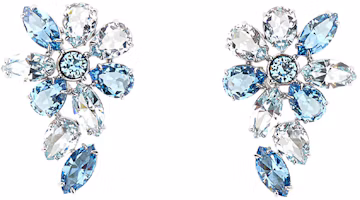 (Women) Swarovski Gema Blue Crystal-Embellished Earrings 5666016BLURHS (Women) Swarovski Gema Blue Crystal-Embellished Earrings 5666016BLURHS