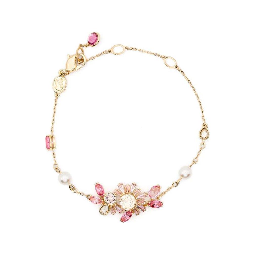 (Women) Swarovski Gema Gold-Plated Bracelet for Women - Gold Color. 5688488