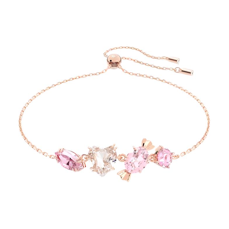 (Women) Swarovski Gema Pink Candy Bracelet for Women 5626656